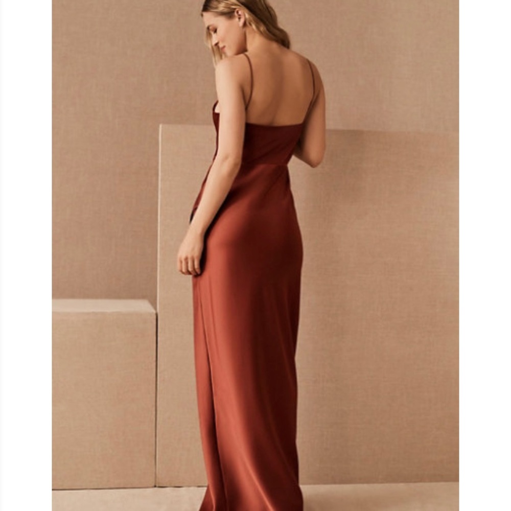 BHLDN Freya satin charmeuse long dress- BRAND NEW WITH TAGS